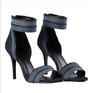 *NEW* Diesel Denim Heels -SIZE 6 (4in) Elisah Zip